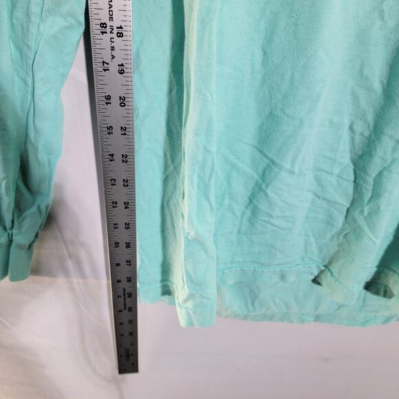 Santa Cruz Turquoise Shirt Long Sleeve Crew Neck Small Front Graphic Size S - Picture 7 of 8